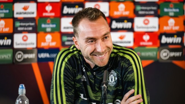Christian Eriksen names the Man Utd star he loves playing with