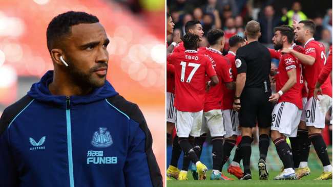 Callum Wilson reveals what Man Utd star told him after penalty shout vs Newcastle