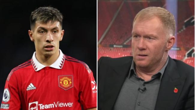 Scholes names the area of concern for Lisandro Martinez after Man Utd win