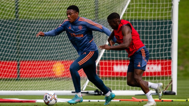 Anthony Martial involved in training ground bust-up with Man Utd team-mate