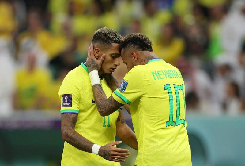 ‘Biggest mistake in Neymar’s career’ – Raphinha hits out at Brazil fans after World Cup injury