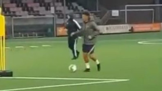 Jadon Sancho spotted training in Netherlands after World Cup snub
