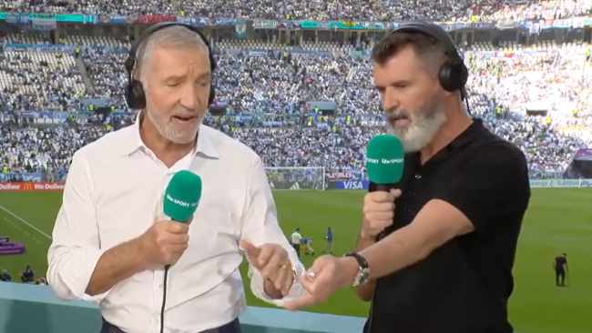 Roy Keane & Souness in angry live TV bust-up during Argentina & Saudi Arabia game