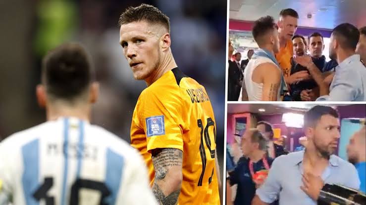 Lionel Messi’s furious spat with Weghorst in full as reason behind clash explained