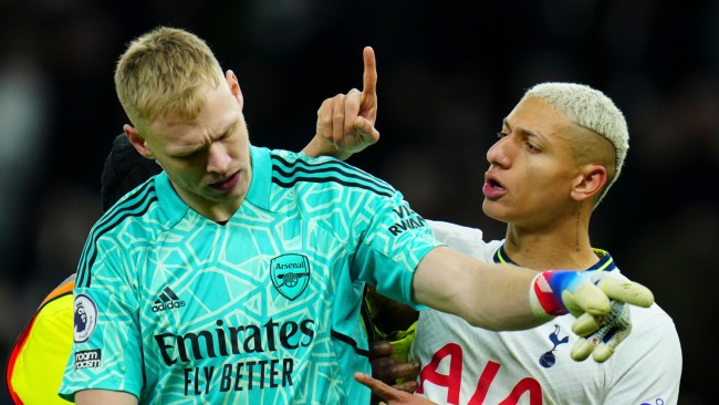 Richarlison slams Ramsdale but apologises to Arsenal star after Tottenham defeat