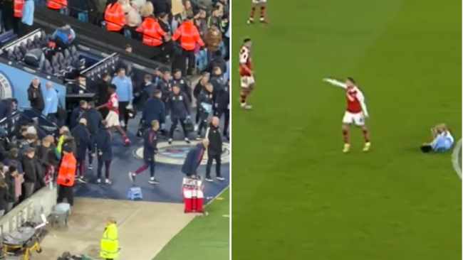 Arsenal star stormed down tunnel after furious rant from Odegaard in Man City loss