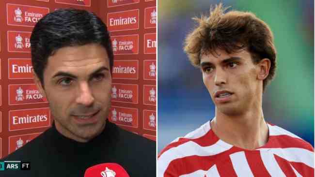 Arteta speaks out as Arsenal lose battle with Chelsea in Joao Felix transfer