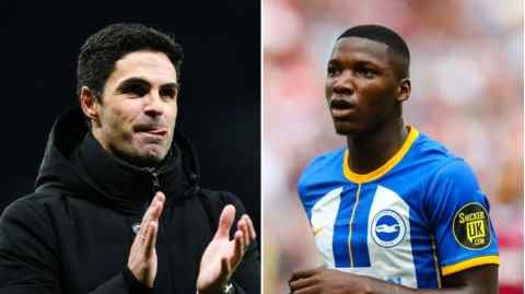 Brighton respond to Arsenal’s £60m bid for Chelsea target Moises Caicedo