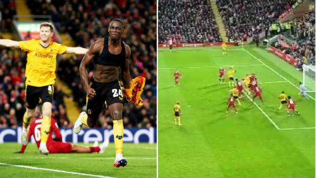 New camera angle shows Wolves goal vs Liverpool should have stood