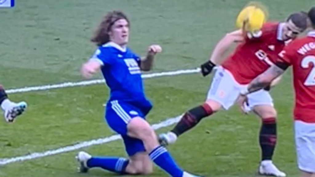 Premier League reveal why Man Utd’s Sabitzer wasn’t sent off for horror tackle