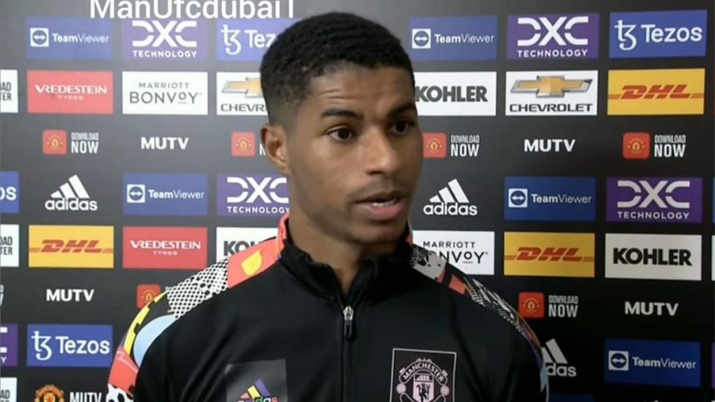 Marcus Rashford reveals Man Utd squad’s reaction to emotional Weghorst’s first goal