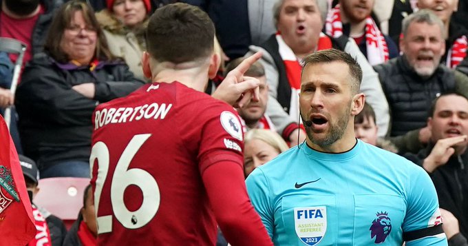 Linesman suspended after Robertson incident as former referee predicts long ban