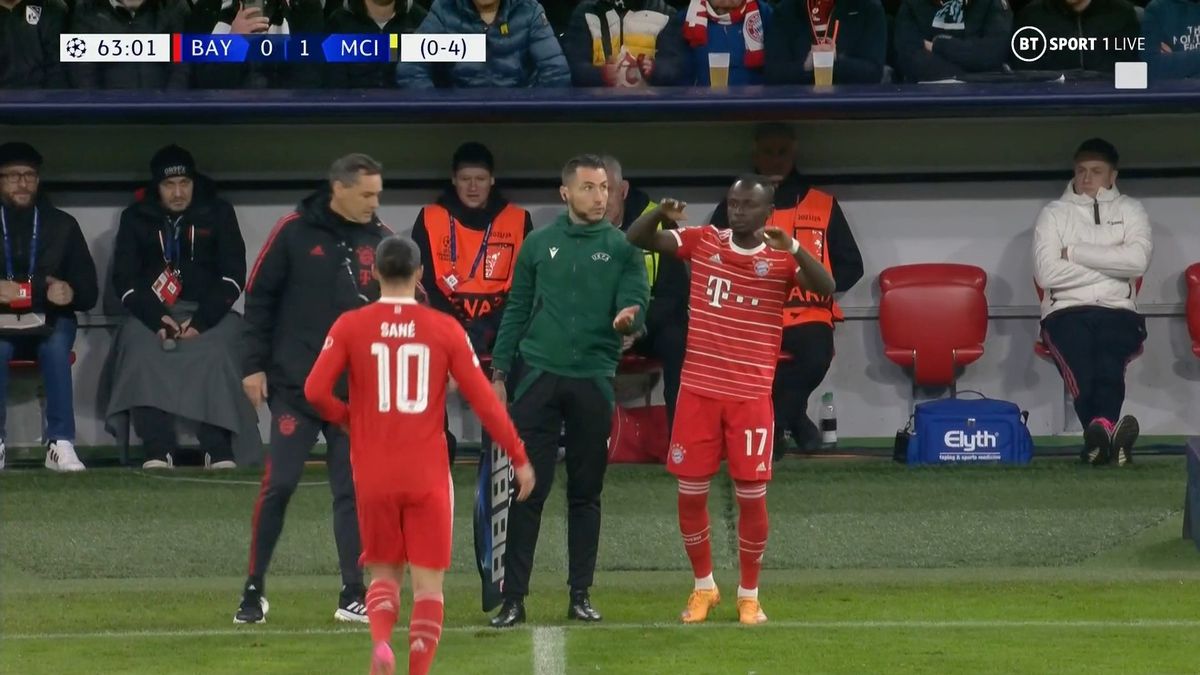 Sane & Mane in awkward exchange after Bayern dressing room fight