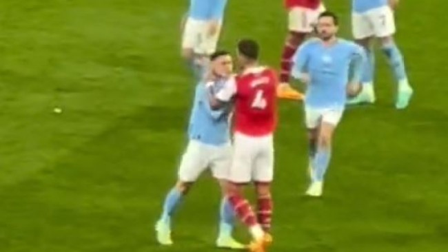 Ben White sparks bust-up with Foden after Arsenal’s defeat to Man City