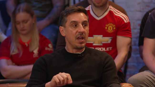 Gary Neville names four Arsenal players that contributed to title collapse