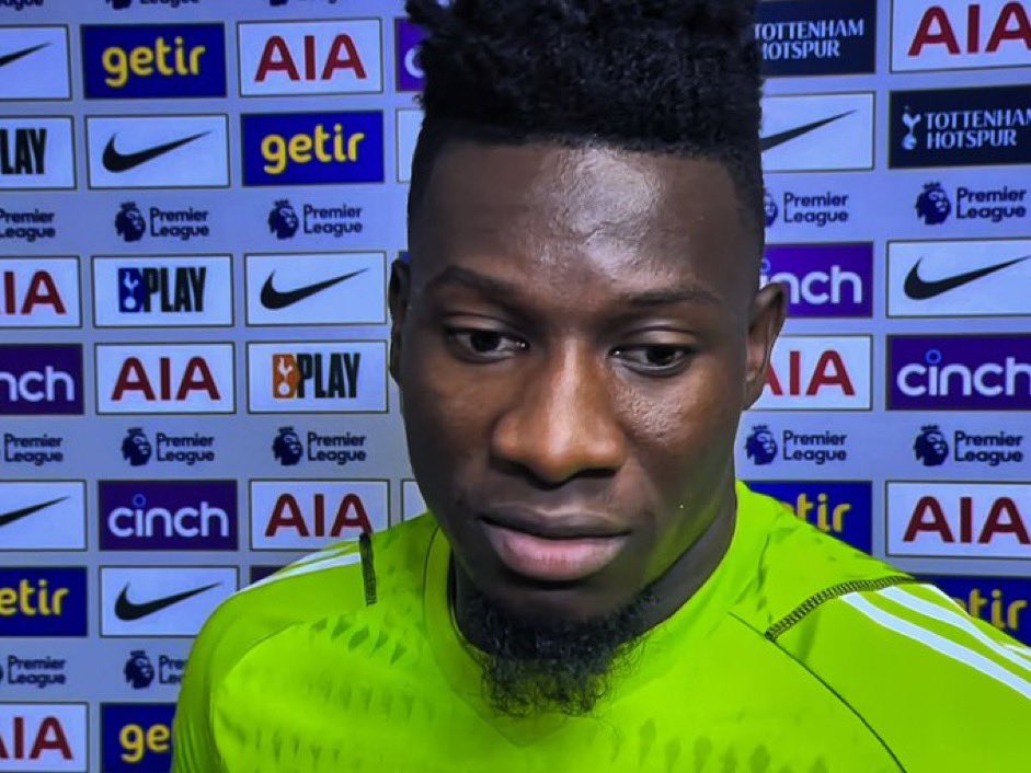 Andre Onana accused of being ‘delusional’ over comments made after Tottenham defeat