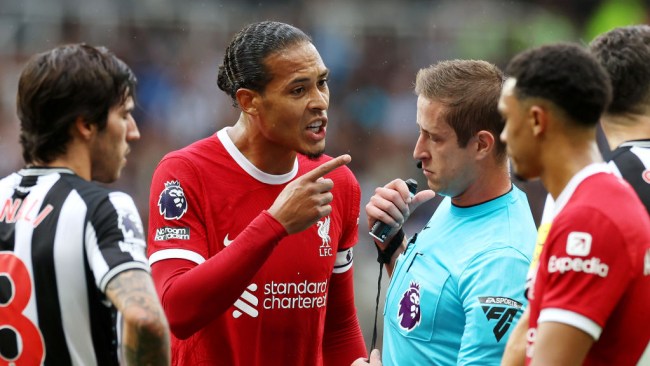 Virgil van Dijk in danger of longer ban after Newcastle red card