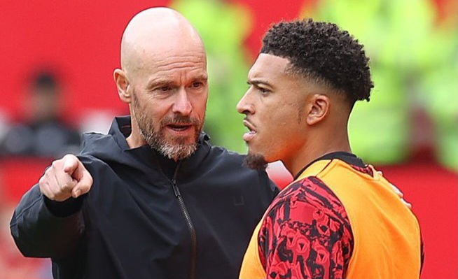 Man Utd players take sides in Jadon Sancho row as Ten Hag refuses to budge