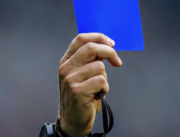 BREAKING: Football to introduce blue cards in major refereeing change for years