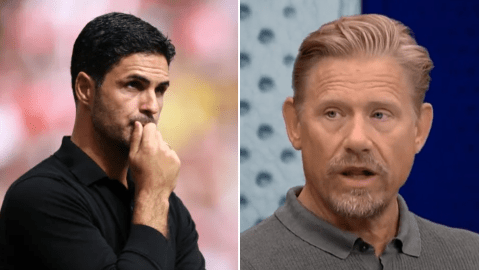 Peter Schmeichel names two fixtures that could derail Arsenal’s league title charge