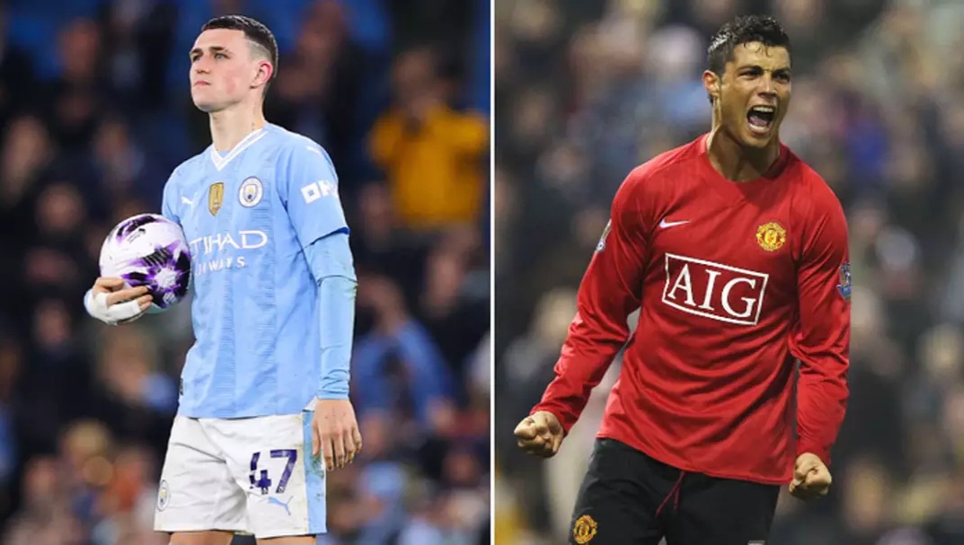 Phil Foden matched Cristiano Ronaldo record during Man City win against Aston Villa