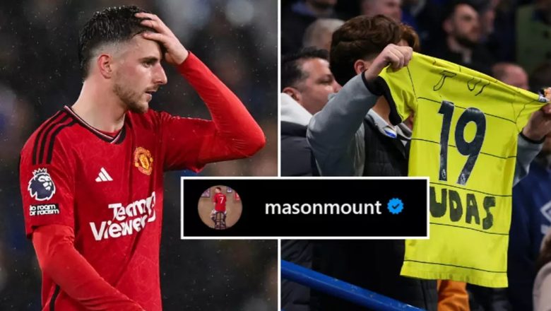 Chelsea star throws shade at Mason Mount in Instagram post after Man Utd clash