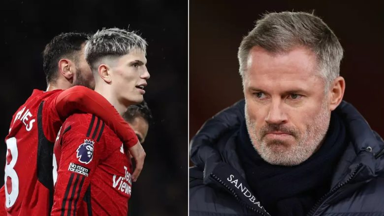 Alejandro Garnacho’s brother trolls Liverpool & Carragher with X-rated comment
