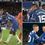 Unseen footage of Chelsea stars arguing about penalty shows exactly what happened