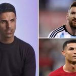 Mikel Arteta settles the Lionel Messi & Ronaldo GOAT debate once and for all