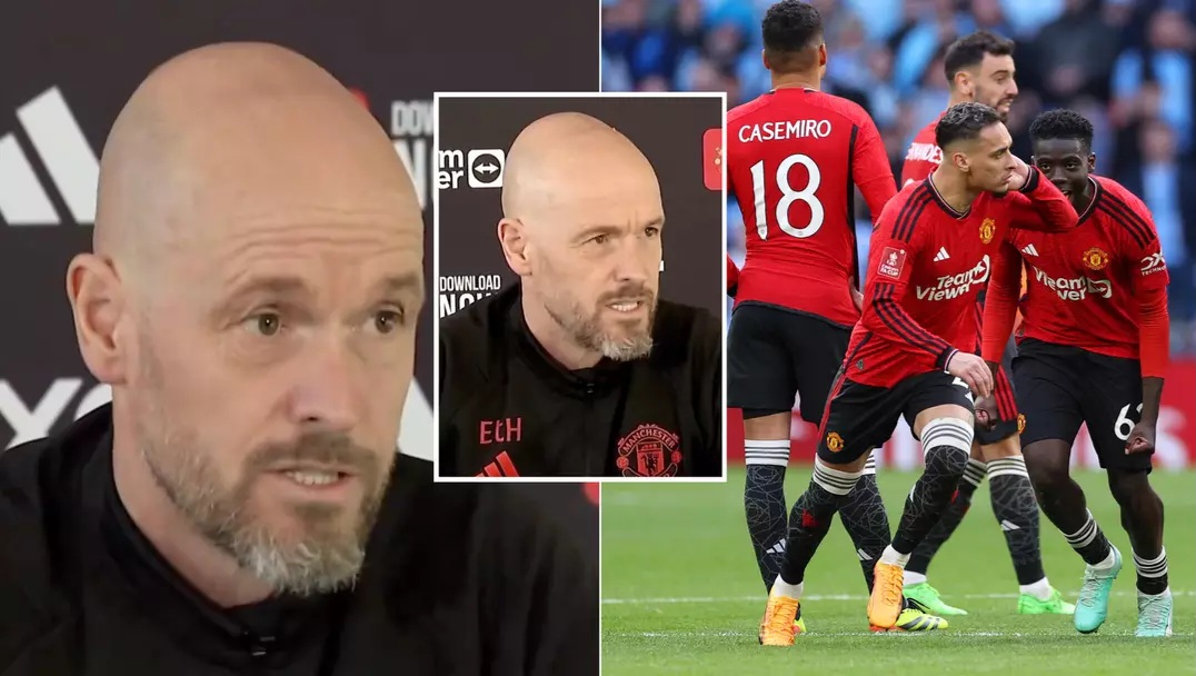 Ten Hag explains why Antony mocked Coventry players after Man Utd penalty win