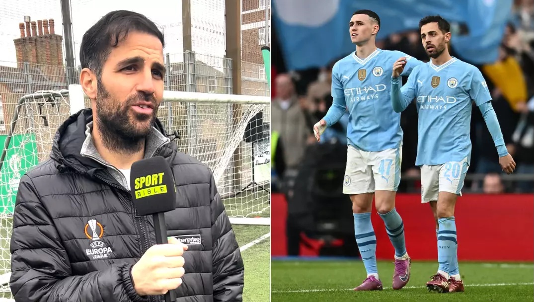 Fabregas names one Arsenal player & three Man City stars in dream six-a-side team