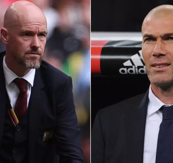 Zinedine Zidane backed to replace Ten Hag at Man Utd with Dutchman ‘set to be sacked’