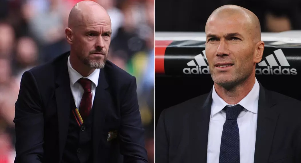 Zinedine Zidane backed to replace Ten Hag at Man Utd with Dutchman ‘set to be sacked’