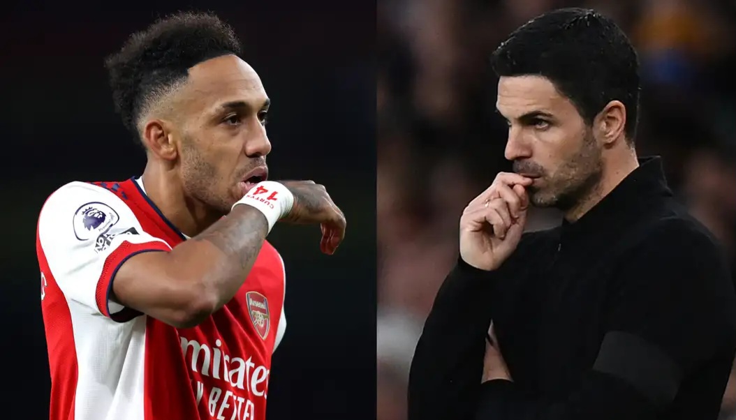 Aubameyang reveals how Arteta accused the striker of putting a knife in his back
