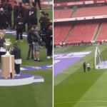 Fans mock Arsenal over video showing rehearsal for Premier League trophy