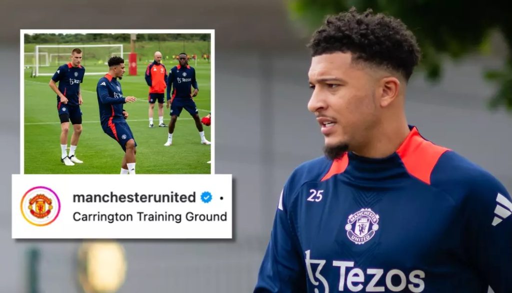 Only four Man Utd stars have liked the club’s post confirming Jadon Sancho’s return