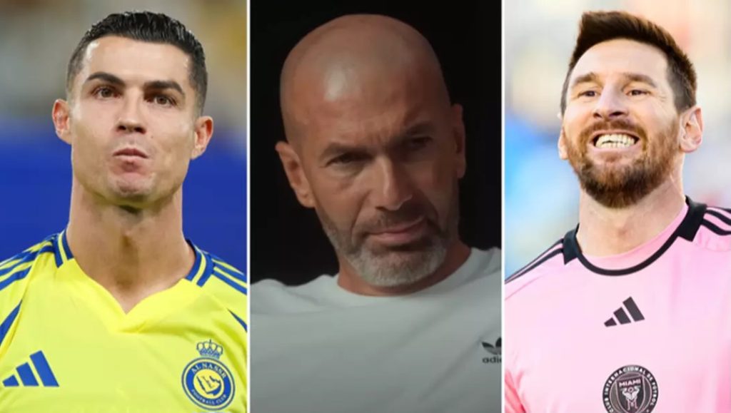 Zinedine Zidane didn’t hesitate when choosing between Ronaldo & Messi in GOAT debate