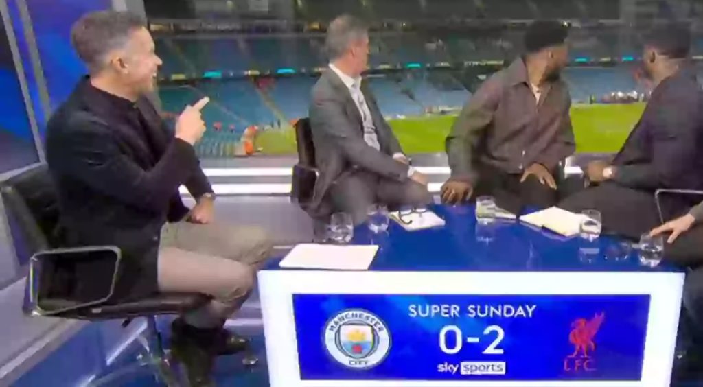 Man City aim shameless dig at Liverpool with Sky Sports pundits left in stitches