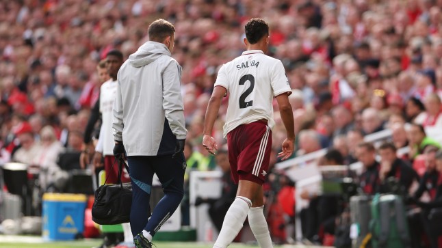 William Saliba update from injury expert as Arsenal get possible return date