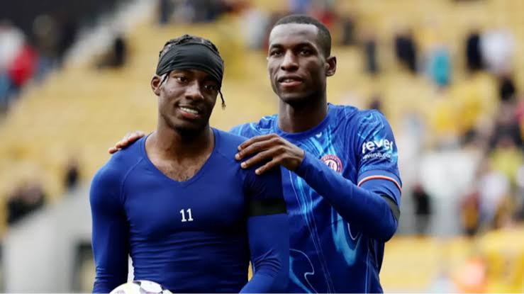 Noni Madueke angers Chelsea fans with comment on Nicolas Jackson’s Bayern move