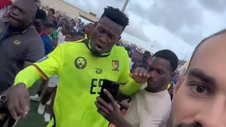 Andre Onana involved in fight with fan at full-time after error in Cameroon defeat