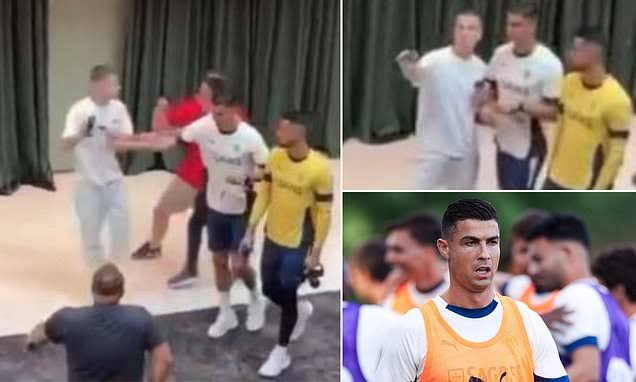 Cristiano Ronaldo told fan to ‘f*ck off’ after pushing him in hotel incident, claims expert lip-reader