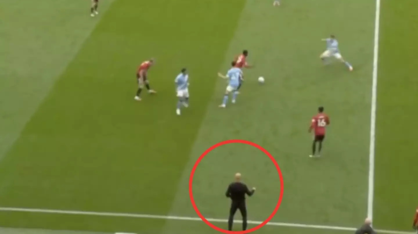 Man Utd fans spot Guardiola’s telling reaction to Mainoo moment
